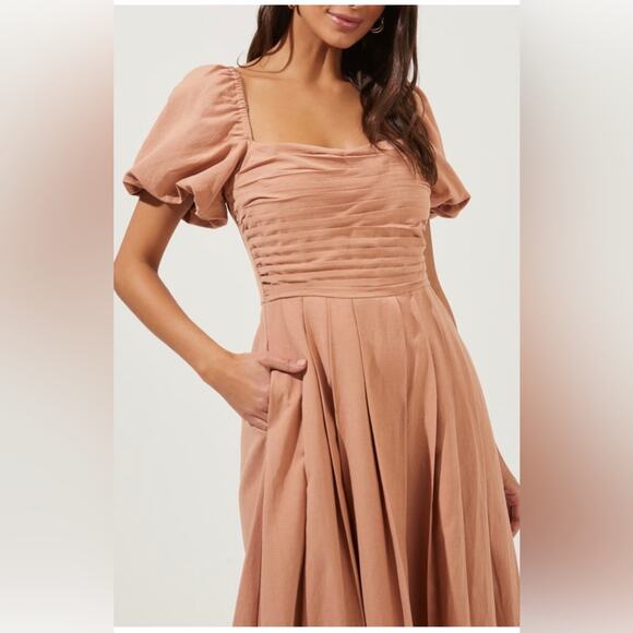 🔥🔥FIRE SALE 🔥🔥BNWT ASTR The LABEL clay maxi dress - Picture 4 of 13